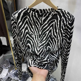 Sexy Backless Lace ups Pullover Tees Women Autumn Black O-neck Slim Longsleeve Short T-Shirt kawaii clothes crop top manga anime Alodia Store