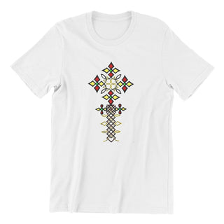Ethiopian Cross Polyester TShirts Culture Design Distinctive Men's T Shirt Funny Clothing 6XL Alodia Store