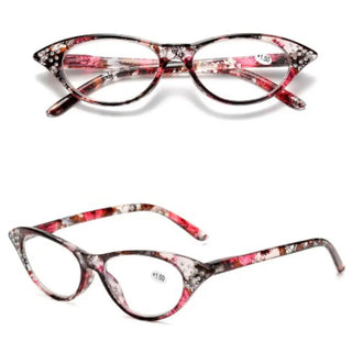 Read Magnification Cat Eye Frame Vision Care Presbyopia Glasses Hyperopia Eyewear Women Reading Glasses Computer Eyeglasses Alodia Store