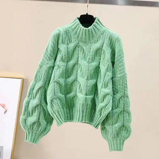 Knitted Sweater Strap Skirt Two Piece Korean Elegant Pullover Dress Suit Alodia Store