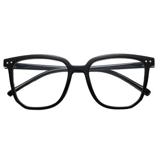 Large Square Frame Anti-Blue Light Glasses Fashion Retro Men Women Computer Gaming Eye Protection Classic Plain Glass Spectacles Alodia Store