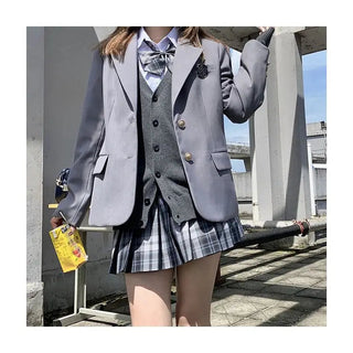 Uniform Female Drama Cardigan Japanese Coat Alodia Store