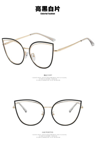 Fashion Anti-Blue Light Glasses Men Women Classic Anti-dazzle Eye Protection Computer Gaming Light Frame Plain Glass Spectacles Alodia Store