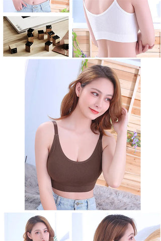 Seamless Sports Bra Women Fitness Top Yoga Bra for Cup A-D Black White Running Yoga Gym Crop Top Women Push Up Sport Bra Top Alodia Store
