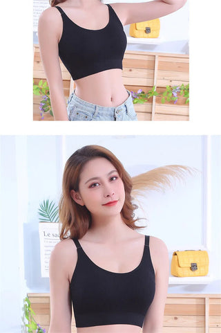 Seamless Sports Bra Women Fitness Top Yoga Bra for Cup A-D Black White Running Yoga Gym Crop Top Women Push Up Sport Bra Top Alodia Store