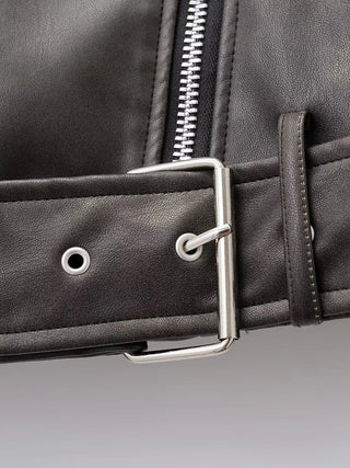 Vintage Loose Pu Faux Leather Alodia Store