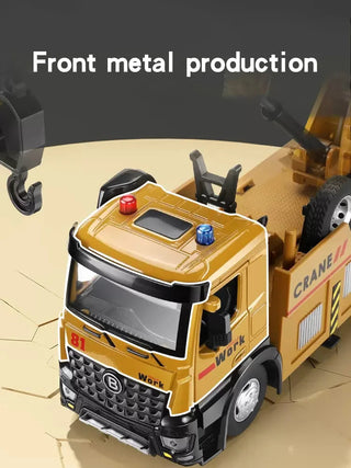 Large Truck Crane Engineering Vehicle Alloy Model Car Alodia Store