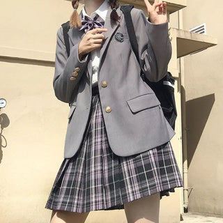 Uniform Female Drama Cardigan Japanese Coat Alodia Store