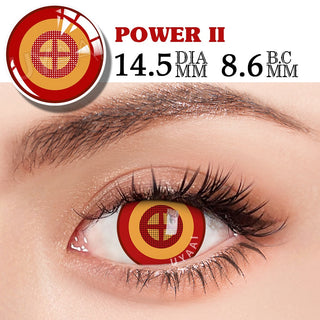 UYAAI 2pcs Halloween Colorful Contact Lenses Anime Cosplay Eye Lenses multicolored lenses Lenses White Black Red Lenses Alodia Store