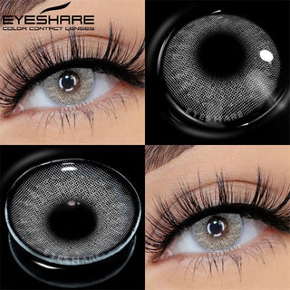 EYESHARE 1 Pair Colored Contact Lenses Natural Look Gray Eye Lenses Brown Contact Blue Lenses Fast Delivery Green Eye Lenses Alodia Store