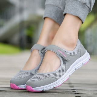 Ultra Light Mesh Flat Shoes For Women alodia store