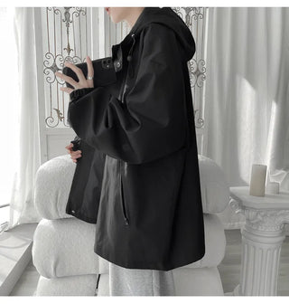 Hooded Jacket for Men Bomber Jacket ALODIA STORE