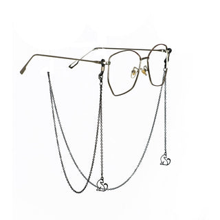 2023 NEW Fashion Pendant Glasses Chains Cross Eyeglasses Sunglasses Spectacles Metal Chain Holder Cord Lanyard Necklace alodia store