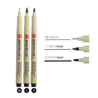 Manga Markers Needle Pen Art Hand-painted Sketch Pens Stationery Set alodia store