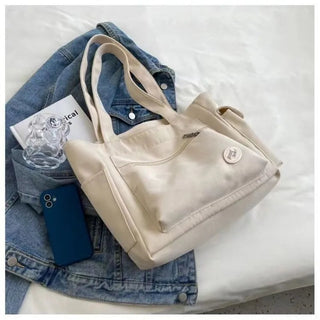 Tote Bag 2023 New Canvas Commuter Handbag Women Bag Alodia Store