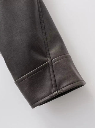 Vintage Loose Pu Faux Leather Alodia Store