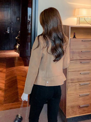 Fashion Long Sleeve Trench New Alodia Store