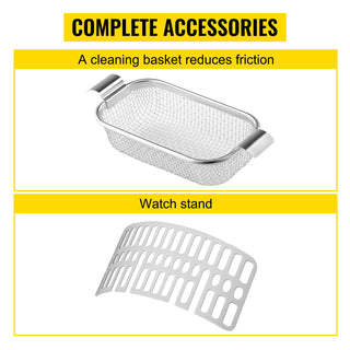 VEVOR 800ml Ultrasonic Cleaner Portable Washing Machine 35W Mini Dishwasher Lave-Dishes Ultrasound Bath Sonic alodia store