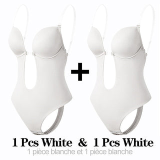 Shapewear Bodysuit Women Deep V-Neck Body Shaper ALODIA STORE