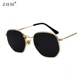 Men's Square Metal Frame Sunglasses ALODIA STORE