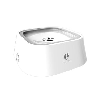 Dog Drinking Water Bowl 1.5L Floating Non-Wetting Mouth Cat Bowl Without Spill Drinking Water Dispenser ABS Plastic Dog Bowl ALODIA STORE
