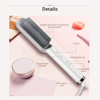 Electric Heat Comb Straightener Curler ALODIA STORE