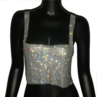 Glitter Nightclub Tank Top ALODIA STORE