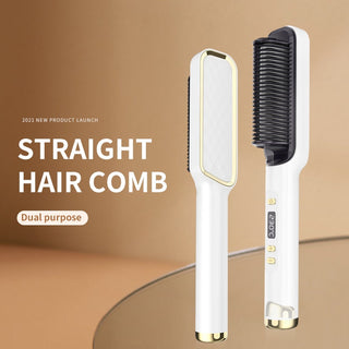Electric Heat Comb Straightener Curler ALODIA STORE