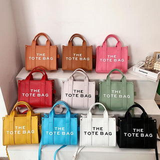 Luxury Designer The Tote Bag for Women Large Capacity Leather Handbags Female ALODIA STORE