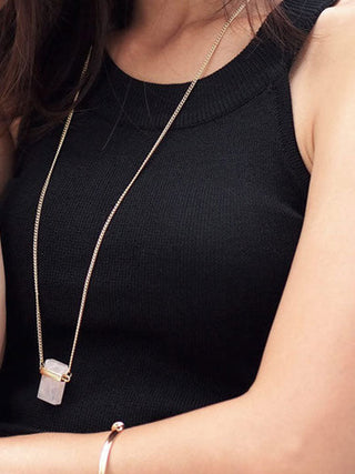 The Crystal Healer Energy Charged Necklace ALODIA STORE