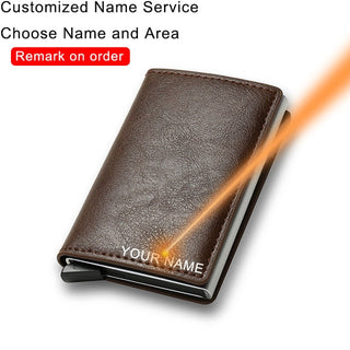 Rfid Card Holder Men Wallets ALODIA STORE