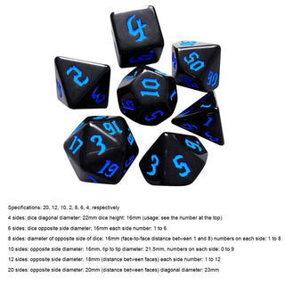Electronic Luminous LED DND Dice Set ALODIA STORE
