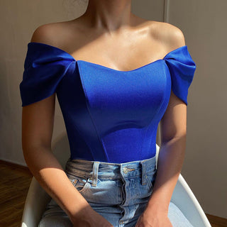 Elegant Satin Top ALODIA STORE