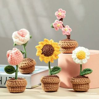 Hand-woven Knit Flower ALODIA STORE