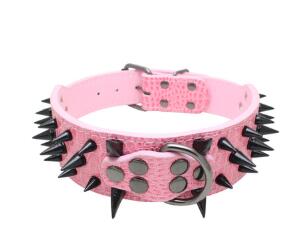 Spiked Studded Leather Collars ALODIA STORE