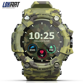 LOKMAT ATTACK Full Touch Screen Fitness Tracker Smart Watch Men Heart Rate Monitor Blood Pressure Smartwatch For Android ios ALODIA STORE