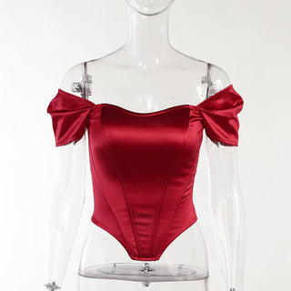 Elegant Satin Top ALODIA STORE