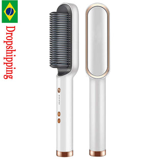 Electric Heat Comb Straightener Curler ALODIA STORE