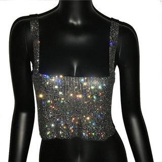 Glitter Nightclub Tank Top ALODIA STORE