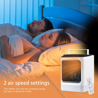 RelaxinProducts Premium Portable 2-in-1 Space Heater and Cooler ALODIA STORE