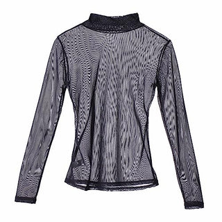Crop Top Sexy Mujer Camiseta transparent ALODIA STORE