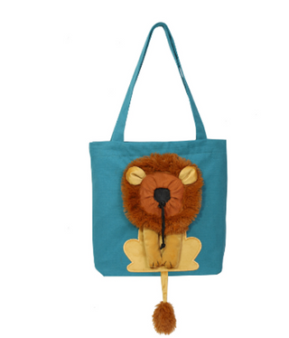 Soft Pet Carriers Lion Design Portable Breathable Bag ALODIA STORE