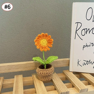 Hand-woven Knit Flower ALODIA STORE