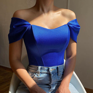 Elegant Satin Top ALODIA STORE