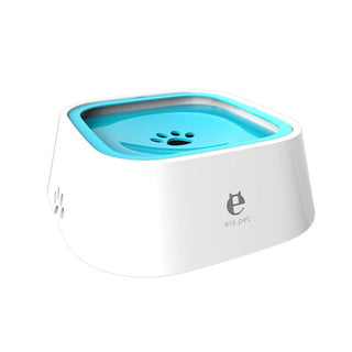 Dog Drinking Water Bowl 1.5L Floating Non-Wetting Mouth Cat Bowl Without Spill Drinking Water Dispenser ABS Plastic Dog Bowl ALODIA STORE