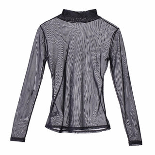 Crop Top Sexy Mujer Camiseta transparent ALODIA STORE