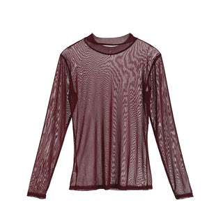 Crop Top Sexy Mujer Camiseta transparent ALODIA STORE