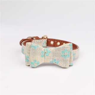 Cute Bowknot Pets Collars ALODIA STORE