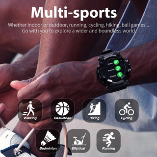 LOKMAT ATTACK Full Touch Screen Fitness Tracker Smart Watch Men Heart Rate Monitor Blood Pressure Smartwatch For Android ios ALODIA STORE