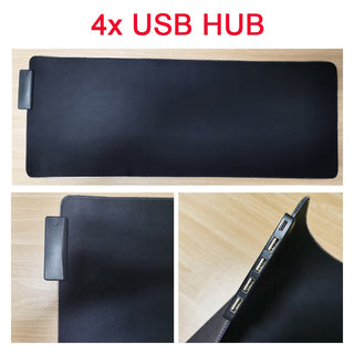 RGB Mouse Pad with Cable ALODIA STORE